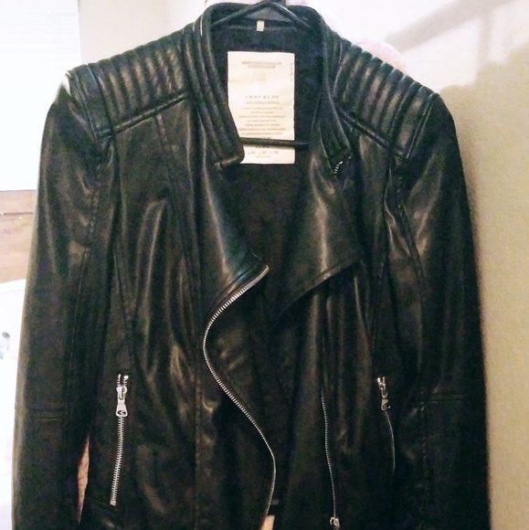 Zara Trafulac Faux Leather Jacket - Picture 3 of 4